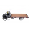 New Ray Peterbilt Model 335 Flatbed Truck 2007 - Sable Black