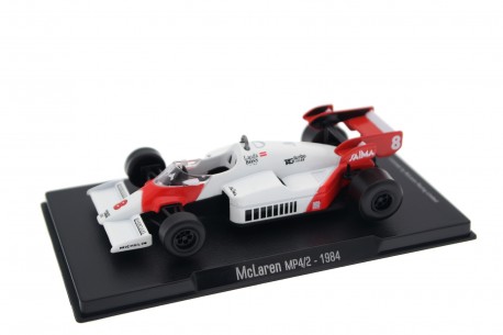 Atlas McLaren MP4/2 #8 "Marlboro McLaren International" World Champion Formula 1 Winner British Grand Prix 1984 - Niki Lauda