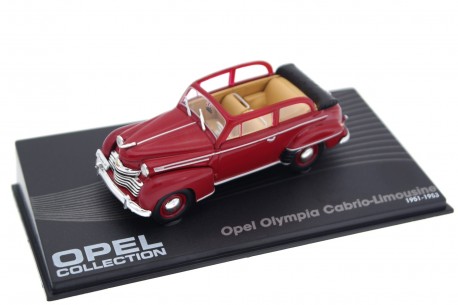Altaya Opel Olympia Cabrio-Limousine 1951 - Morocco Red