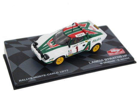 Коллекционная масштабная модель 1/43 Eaglemoss Lancia Stratos HF #1 "Lancia Alitalia" Winner Monte-Carlo Rally 1977 - S.Munari/S
