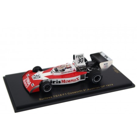 Spark Surtees TS16 #30 "Memphis International Team Surtees" 9th Austrian GP Formula 1 1974 - Dieter Quester