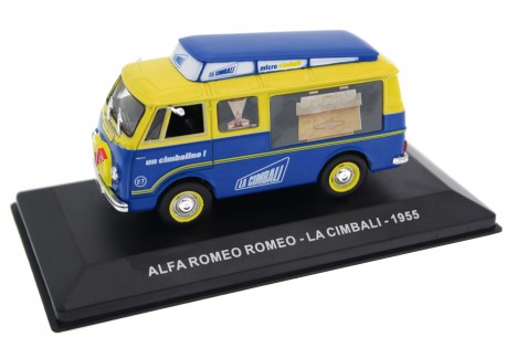 Altaya Alfa Romeo Romeo La Cimbali 1955 - Blue/Yellow