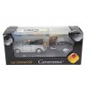Cararama Volkswagen Beetle 1303 Cabriolet with Moldi 2 Camper Trailer 1973 - Diamond Silver Metallic