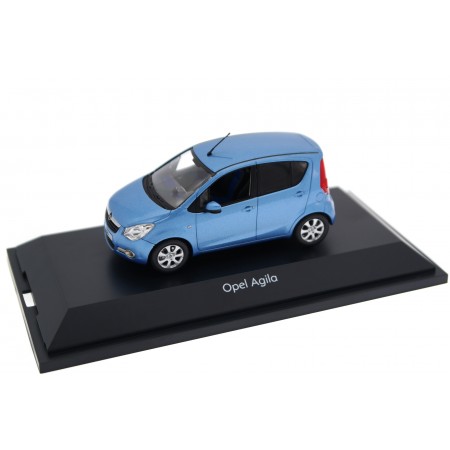 Schuco Opel Agila B Edition 1.2 2008 - Morocco Blue Metallic