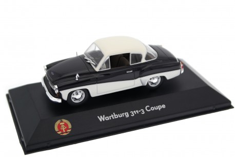 Atlas Wartburg 311/3 Coupé 1957 - Black/Pastel White