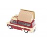 Hachette Bedford CA Dormobile Romany Camper 1966 - Cherry Red/Honey Beige