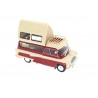 Hachette Bedford CA Dormobile Romany Camper 1966 - Cherry Red/Honey Beige