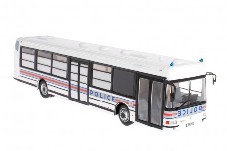 Hachette Vehixel Irisbus Agora S Police Nationale TPI 1996 - White