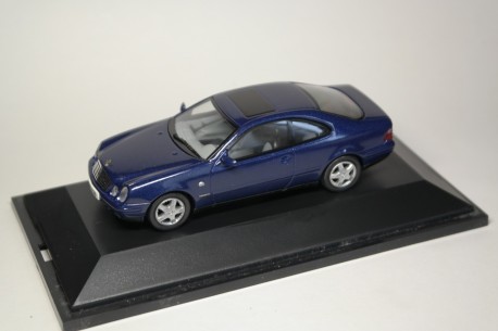 Herpa Mercedes-Benz CLK 230 Kompressor Sport C208 1997 - Azurite Blue Metallic