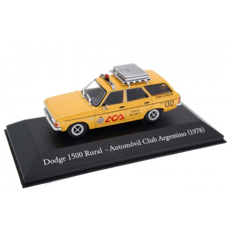 Altaya Dodge 1500 Rural "Automóvil Club Argentino" 1978 - Bright Yellow