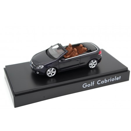 Schuco Volkswagen Golf VI Cabriolet 5K 2011 - Dark Purple Metallic