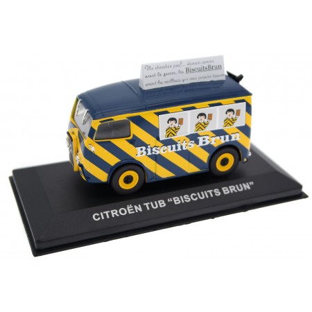 Altaya Citroën TUB Biscuits Brun 1939 - Blue/Yellow