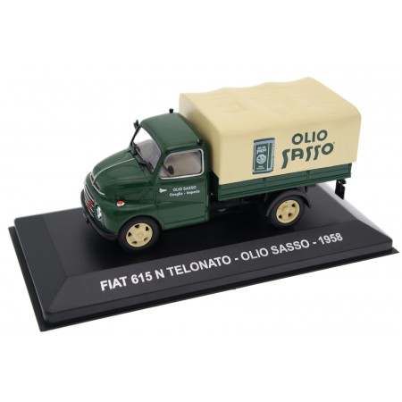 Altaya Fiat 615 N Telonato Olio Sasso 1958 - Amazonia Green
