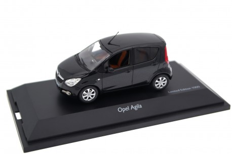 Schuco Opel Agila B Edition 1.2 2008 - Cosmos Black Metallic