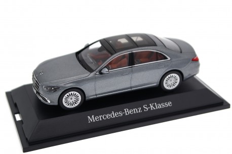 Herpa Mercedes-Benz S-Class LWB V223/W223 2020 - Selenite Grey Metallic