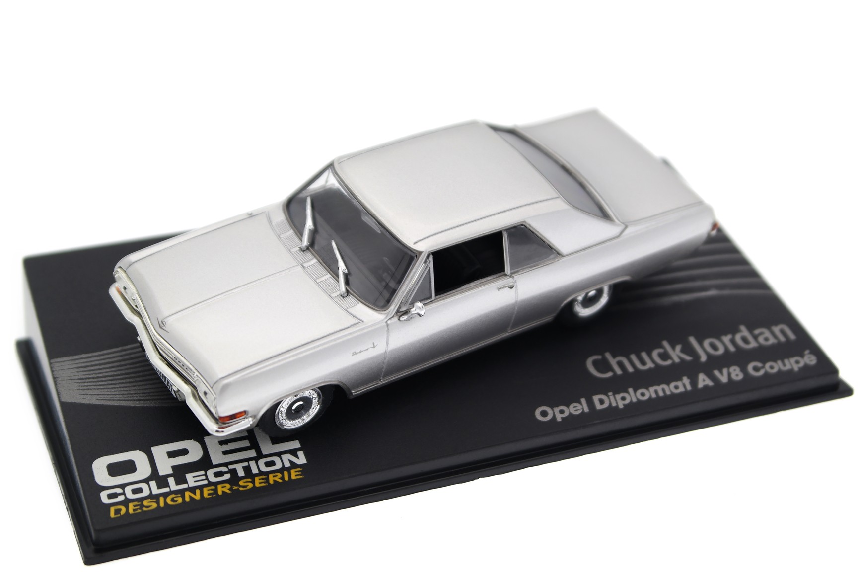 Minichamps 1/43 - Opel Diplomat V8 Coupé 1965 - Bleu Et Noir - Zamac - Occasion