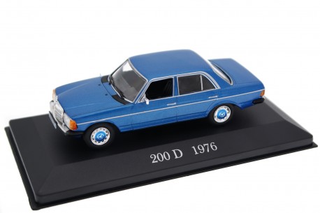 Altaya Mercedes-Benz 200 D W123 1976 - Magnetite Blue Metallic