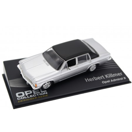 Altaya Opel Admiral B 1969 - Astro Silver Metallic with Black Roof