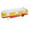 Altaya Полуприцеп Assomption 636 BD37 Trailer Caravan of the Director Cirque Pinder 1955 - Red/Yellow/White