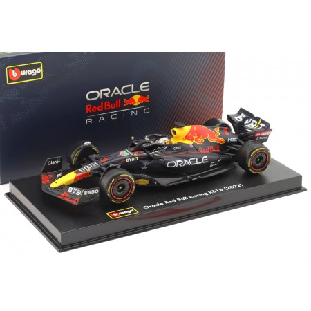 Bburago Red Bull RB18 #1 "Oracle Red Bull Racing" World Champion Formula 1 2022 - Max Verstappen