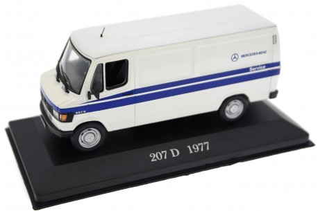 Altaya Mercedes-Benz 207 D T1 W601 Mercedes-Benz Service 1977 - Classic White with Blue Livery