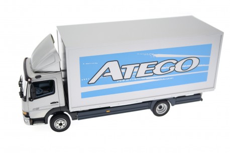 Minichamps Mercedes-Benz Atego 815 MP1 Promo Van 1997 - Zircon Silver Metallic
