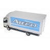Minichamps Mercedes-Benz Atego 815 MP1 Promo Van 1997 - Zircon Silver Metallic