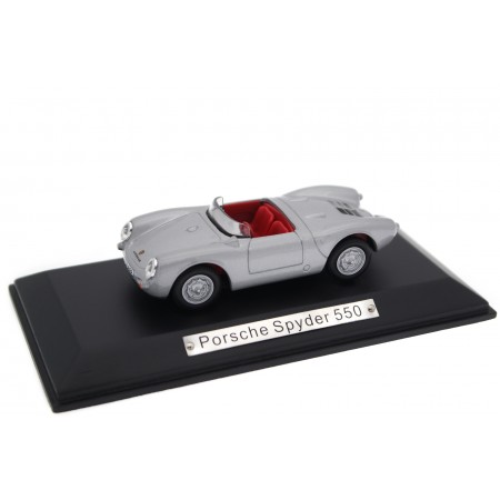 Atlas Cararama Porsche 550 Spyder 1953 - Silver Metallic