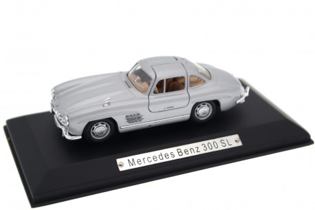 Atlas Cararama Mercedes-Benz 300 SL Gullwing W198 1954 - Silver Metallic