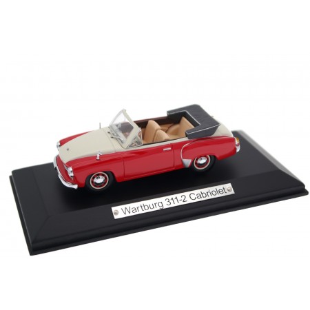 Atlas Wartburg 311/2 Cabriolet 1956 - Karmin Red/Papyros White