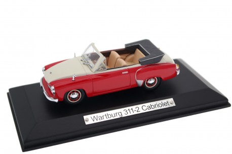 Atlas Wartburg 311/2 Cabriolet 1956 - Karmin Red/Papyros White