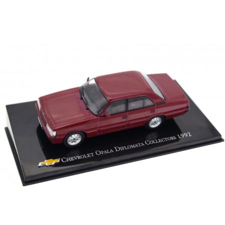 Hachette Chevrolet Opala Diplomata Collectors 4.1/S 1992 - Dark Garnet Red