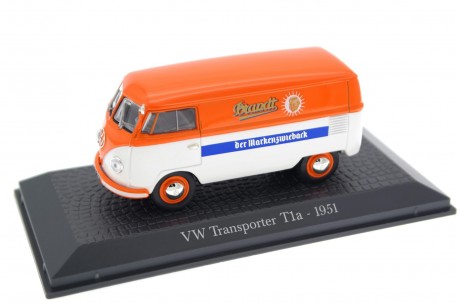 Atlas Volkswagen Transporter T1a Brandt 1951 - Bright Orange/Pearl White