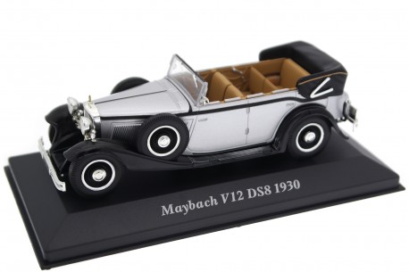 Altaya Maybach Zeppelin V12 DS8 1930 - Silver/Black