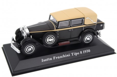 Altaya Isotta Fraschini Tipo 8 1930 - Black/Beige