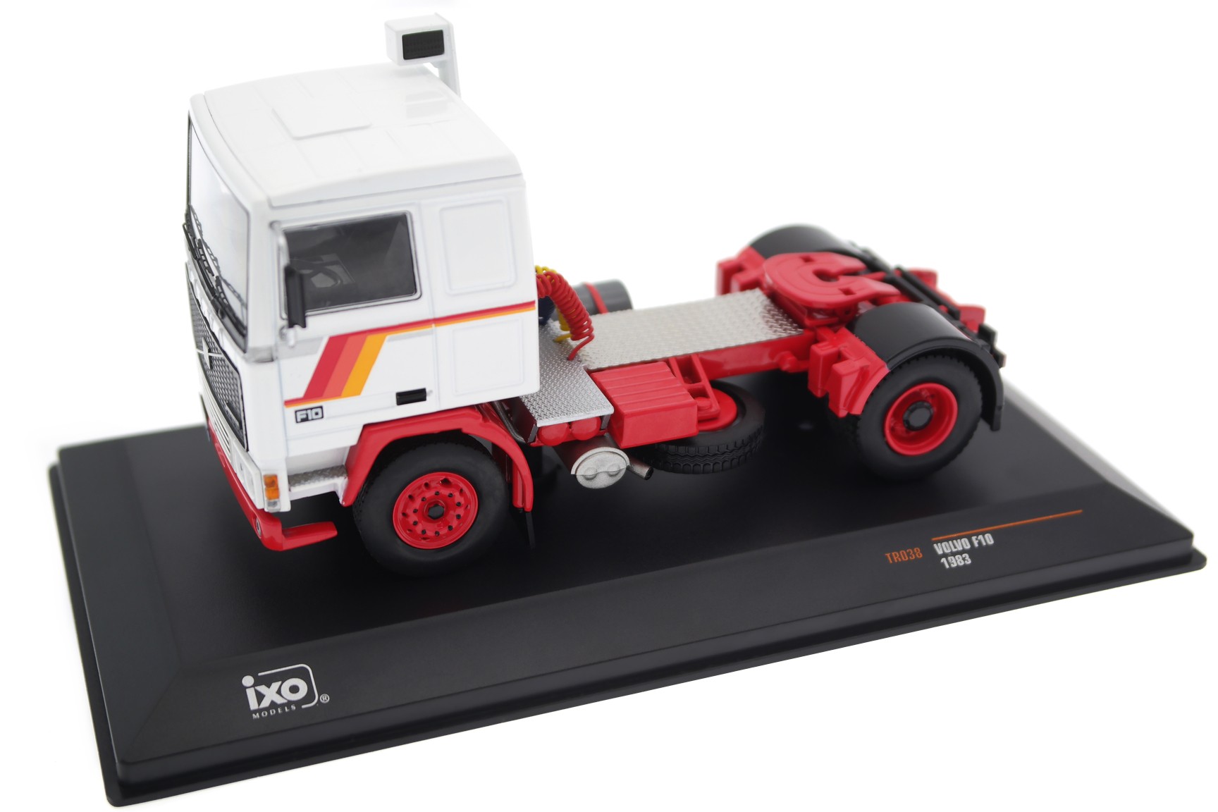 A collectible scale model Volvo F10 from IXO