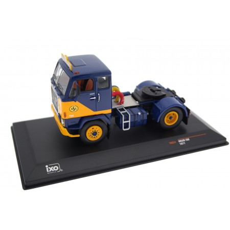 IXO Volvo F88 ASG Transport Spedition 1971 - Yellow/Dark Blue