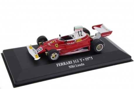 Atlas Ferrari 312T #12 "Scuderia Ferrari SpA SEFAC" World Champion Formula 1 1975 - Niki Lauda
