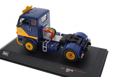 Camion Miniature VOLVO F89 1972, échelle 1/43, ASG Transport Anvers - Marque IXO, Occasion En Très Bon état