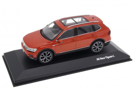 China Promo Models Volkswagen Tiguan L II 380 TSI 4MOTION 2017 - Habanero Orange Metallic