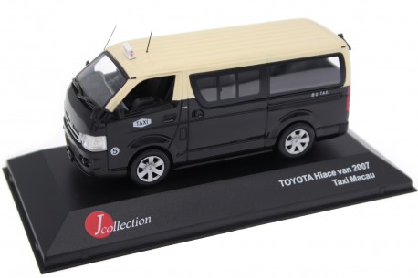 J-Collection Toyota Hiace Bus D-4D Taxi Macau H200 2007 - Black Cab/Pale Yellow