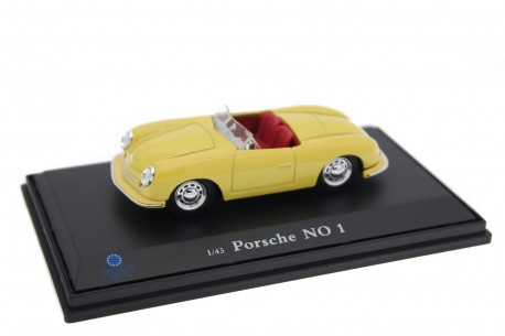 American Mint Cararama Porsche 356 No. 1 Roadster 1948 - Champagne Yellow
