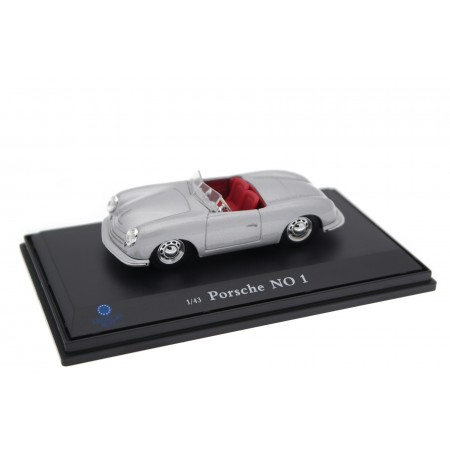 American Mint Cararama Porsche 356 No. 1 Roadster 1948 - Silver Metallic