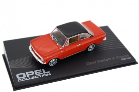 Altaya Opel Kadett A Coupé 1962 - Carnival Red with Black Roof