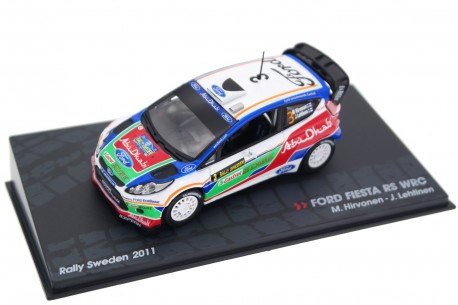 Altaya Ford Fiesta RS WRC #3 "Ford Abu Dhabi WRT" Winner 59th Rally Sweden 2011 - M.Hirvonen/J.Lehtinen