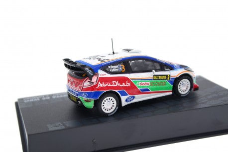 Modèle Réduit 1/43 ALTAYA - Ford Fiesta RS WRC #3 Rallye Portugal 2011 (Hirvonen) - Occasion, Boîte Abîmée