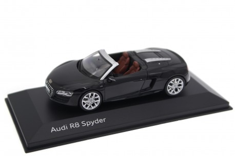 Schuco Audi R8 Spyder 5.2 FSI quattro V10 42 2006 - Phantom Black Metallic