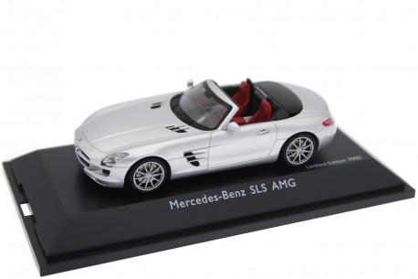 Schuco Mercedes-Benz SLS AMG Roadster 6.3 R197 2011 - Iridium Silver Metallic