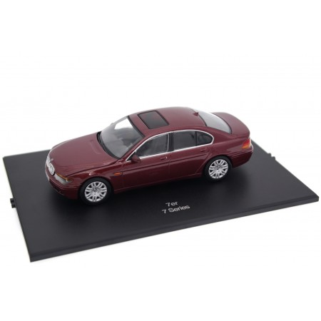 Minichamps BMW 7 Series E65 2001 - Chiareto Red Metallic
