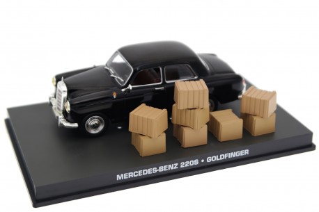 Altaya Mercedes-Benz 190 Ponton W121 "Goldfinger (1964)" 1956 - Black